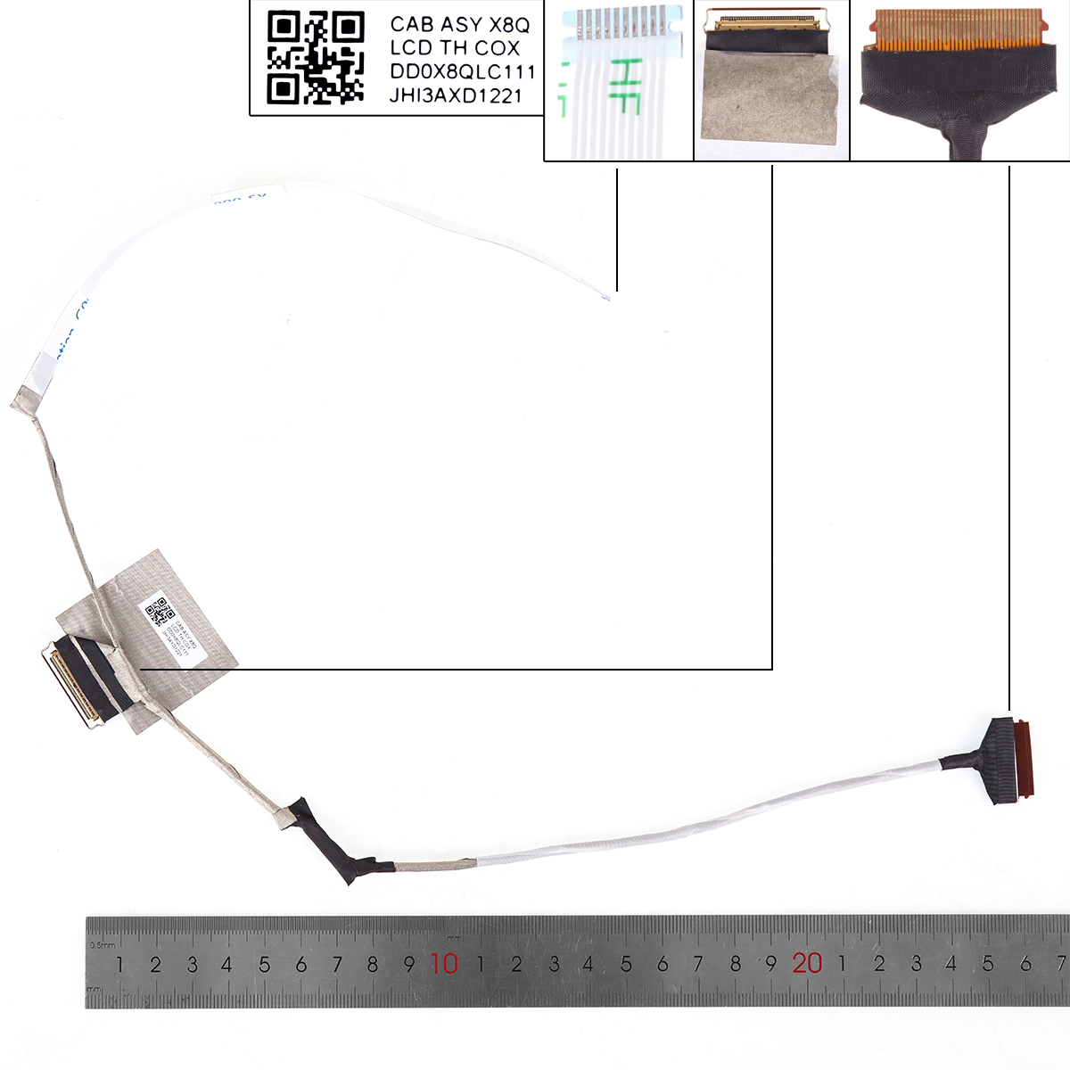 Picture of New LCD Display Screen Cable Replacement  For HP ProBook 440 G8 450 G8 455 G8 650 G8 40pin.